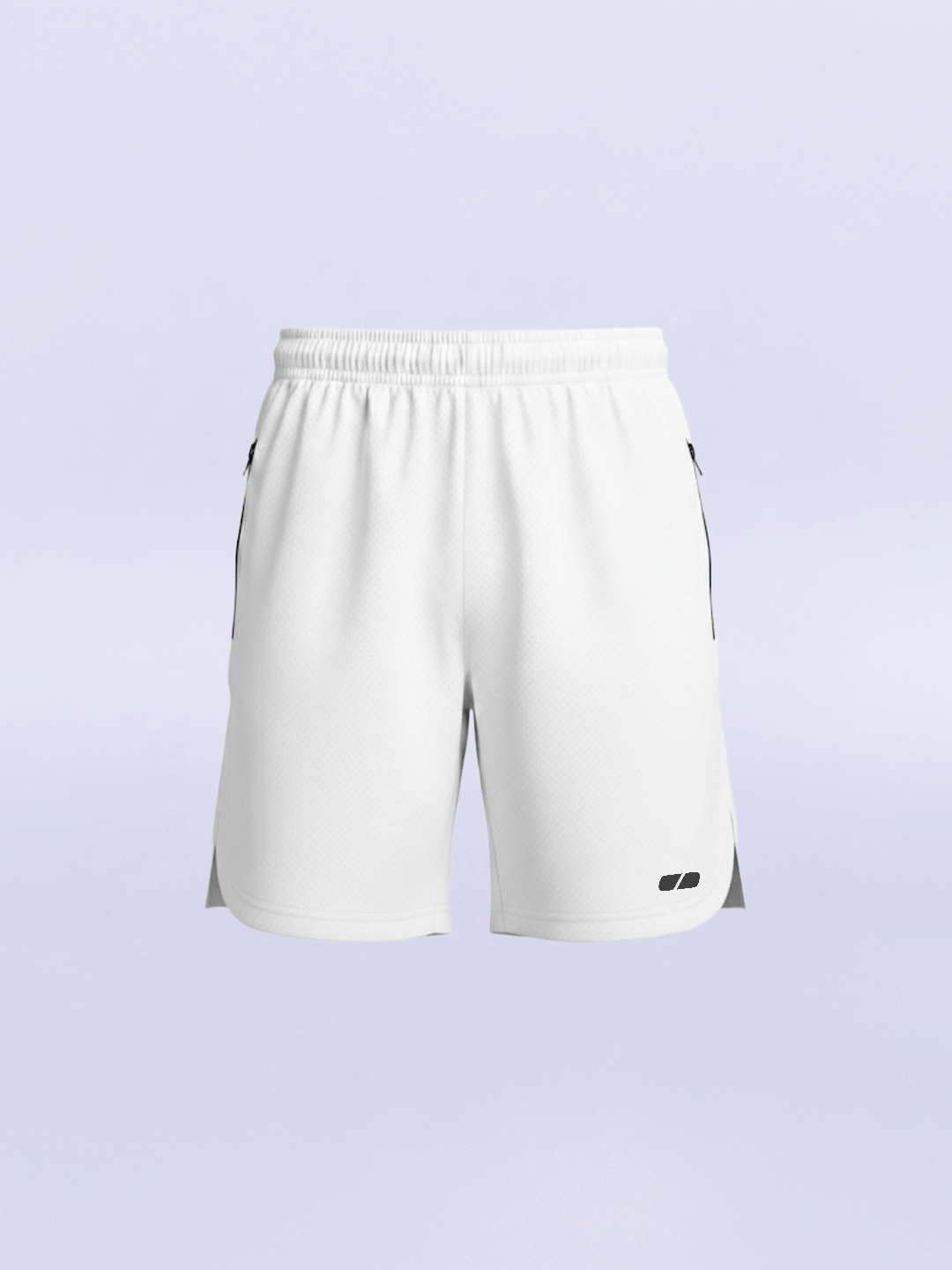 10 AM Flash White T-Flo Shorts